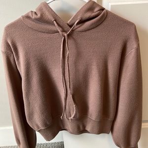 Zara fall brown hoodie